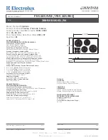 Frigidaire FEC32C4AQ Specifications preview