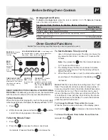 Preview for 5 page of Frigidaire FEF326AB - FEF326B - 30 Electric Range Use & Care Manual