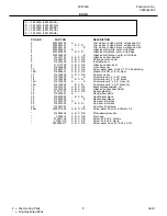 Preview for 9 page of Frigidaire FEF355A Factory Parts Catalog