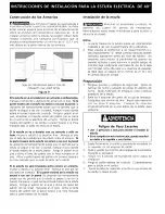 Preview for 14 page of Frigidaire FEF450WFDA Installation Instructions Manual