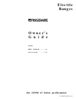 Frigidaire FEFB68CJSA Owner'S Manual preview