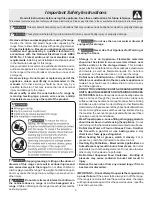 Preview for 3 page of Frigidaire FEFL63FSB Use & Care Manual