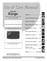 Frigidaire FEFL79ECB Use & Care Manual preview