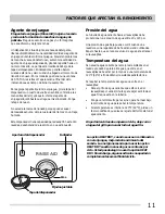 Preview for 11 page of Frigidaire FFBD2403LB (Spanish) Uso Y Cuidado