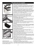 Preview for 6 page of Frigidaire FFC0522DW - 5 cu. Ft. Chest Freezer (Spanish) Manual De Uso Y Cuidado