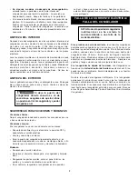 Preview for 8 page of Frigidaire FFC0522DW - 5 cu. Ft. Chest Freezer (Spanish) Manual De Uso Y Cuidado