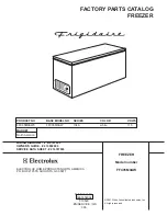 Preview for 1 page of Frigidaire FFC05M0AW Factory Parts Catalog