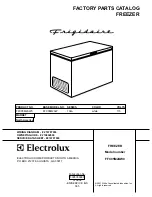 Frigidaire FFC05M2AW0 Factory Parts Catalog preview