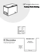 Frigidaire FFC07C2CW Factory Parts Catalog preview