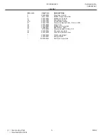 Preview for 5 page of Frigidaire FFC09K2CW Factory Parts Catalog