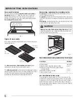 Preview for 6 page of Frigidaire FFEF3011L W Use & Care Manual