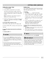 Preview for 11 page of Frigidaire FFEF3011L W Use & Care Manual