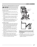 Preview for 17 page of Frigidaire FFEF3011L W Use & Care Manual