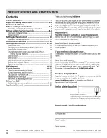 Preview for 2 page of Frigidaire FFEF3015LBA Use & Care Manual