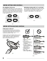 Preview for 8 page of Frigidaire FFEF3015LM Use & Care Manual