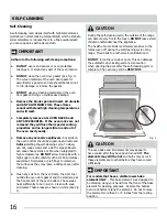 Preview for 16 page of Frigidaire FFEF3015LM Use & Care Manual