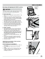 Preview for 21 page of Frigidaire FFEF3015LM Use & Care Manual