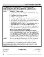 Preview for 24 page of Frigidaire FFEF3015LM Use & Care Manual