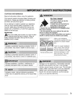 Preview for 3 page of Frigidaire FFET2725PBA Use & Care Manual