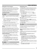 Preview for 9 page of Frigidaire FFET2725PBA Use & Care Manual