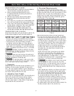 Preview for 2 page of Frigidaire FFEW2426UB Installation Instructions Manual