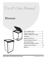 Frigidaire FFFC05M2K W Use And Care Manual preview