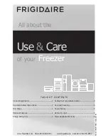 Preview for 1 page of Frigidaire FFFC07M1TW Use & Care Manual