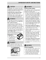 Preview for 3 page of Frigidaire FFFC07M1TW Use & Care Manual