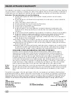 Preview for 10 page of Frigidaire FFGC3010 Use And Care Manual