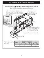 Preview for 4 page of Frigidaire FFGC3015L W Installation Instructions Manual