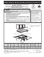 Preview for 9 page of Frigidaire FFGC3015L W Installation Instructions Manual