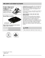 Preview for 2 page of Frigidaire FFGC3626SB Use & Care Manual