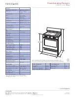 Preview for 2 page of Frigidaire FFGF3017L S Quick Manual