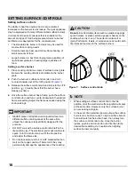 Preview for 16 page of Frigidaire FFGH3051VS Use & Care Manual