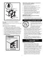 Preview for 4 page of Frigidaire FFH17F7HW - 16.6 cu. Ft. Frost Free Upright Freezer (French) Manual D’Utilisation Et D’Entretien