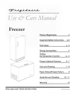 Frigidaire FFH17F7HWA Use & Care Manual preview