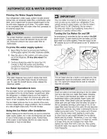 Preview for 16 page of Frigidaire FFHS2311LB0 Use & Care Manual