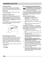 Preview for 18 page of Frigidaire FFHS2311LB0 Use & Care Manual