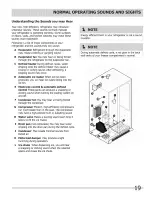 Preview for 19 page of Frigidaire FFHS2311LB0 Use & Care Manual