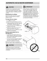 Preview for 22 page of Frigidaire FFHS2612LSB Use & Care Manual