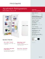 Frigidaire FFPT10F3MM Specifications preview