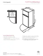 Preview for 3 page of Frigidaire FFPT10F3MM Specifications