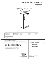 Preview for 1 page of Frigidaire FFU14FC6CB Factory Parts Catalog