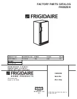 Preview for 1 page of Frigidaire FFU17F9G Factory Parts Catalog