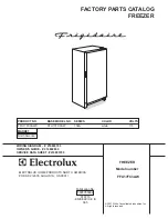 Frigidaire FFU17FC3AW Factory Parts Catalog preview