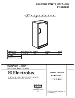 Preview for 1 page of Frigidaire FFU17G3AW0 Factory Parts Catalog