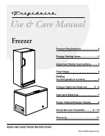 Frigidaire FFU20FC6AW5 Use And Care Manual preview