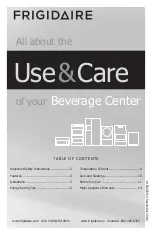 Preview for 1 page of Frigidaire FGBC5334VS Use & Care Manual