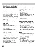 Preview for 14 page of Frigidaire FGBD2431NB Use & Care Manual