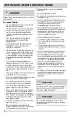 Preview for 2 page of Frigidaire FGCD2444SA Use & Care Manual